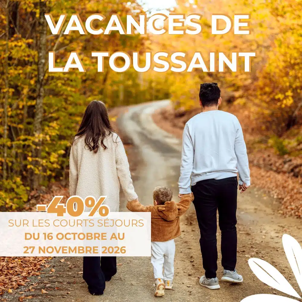 Promotion spéciale vacances de la Toussaint