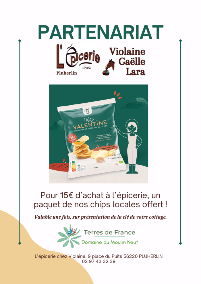 Affiche patenariat épicerie terres de france